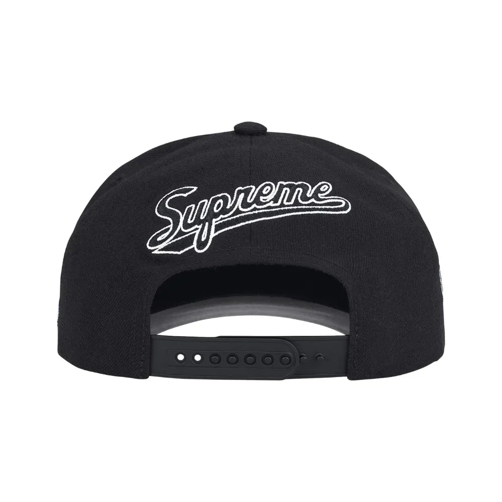 Boné Supreme World Famous S Logo 6-Panel Black
