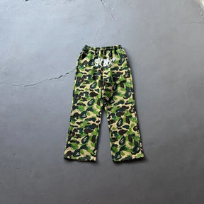 Calça BAPE x SYNA By Central Cee x Spotfy Camo Green