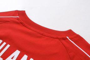 Pronta Entrega - Camiseta Balenciaga Milano #10 Soccer Jersey Oversized Red