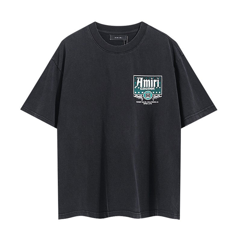 Camiseta Amiri Lounge Vintage Crystal
