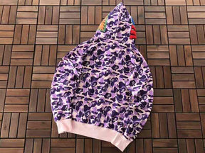 Moletom Bape Shark ABC Purple Camo
