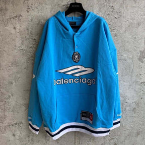 Moletom Balenciaga Polo 3B Football Blue