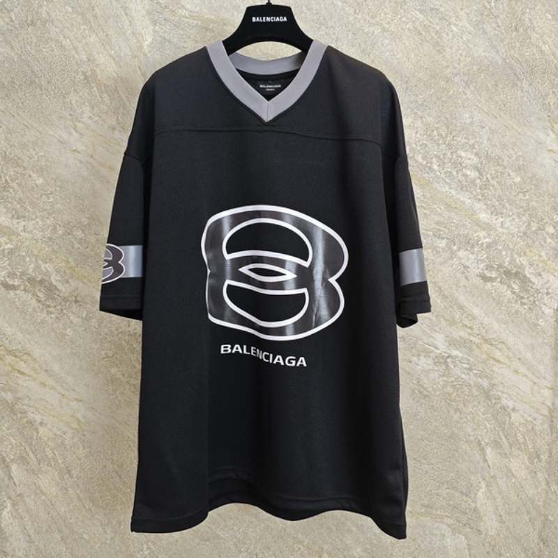 Camiseta Balenciaga American Football Logo print Black