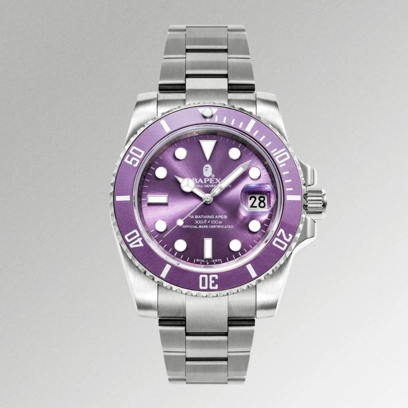 Relógio A Bathing Ape Bapex Type 1 Purple