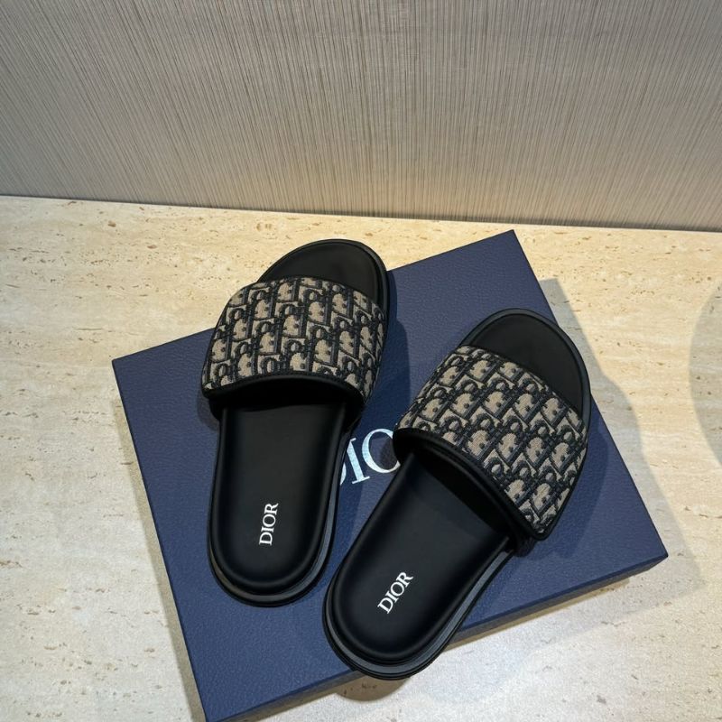 Dior Aqua Sandal Beige Black
