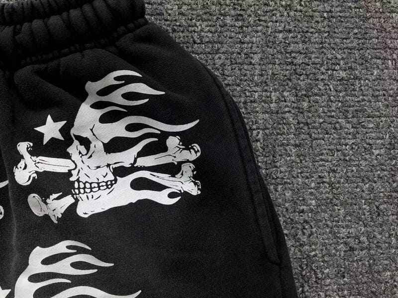 Shorts Hellstar Skull Black