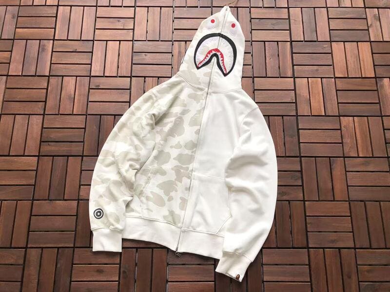 Moletom Bape Shark ABC White Camo