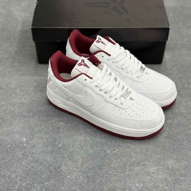 Kobe Bryant x Nike Air Force 1 Lower Merion Aces Team Red