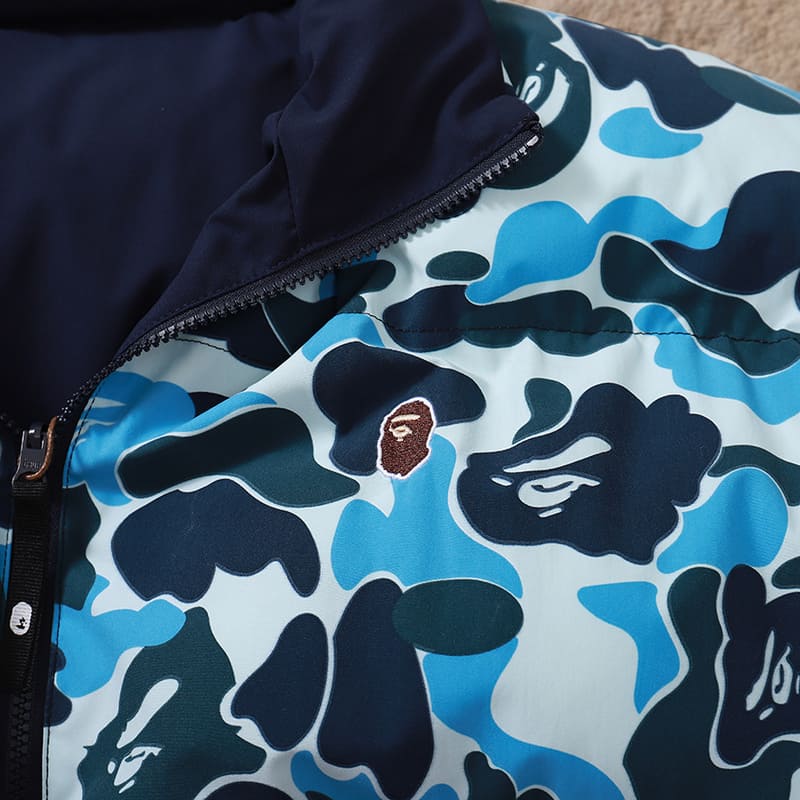 Jaqueta Bape ABC Camo Dupla Face Azul