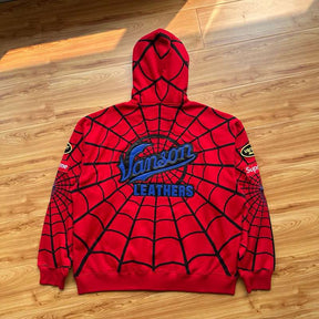Moletom Vanson Leathers x Supreme Spider-Man Red