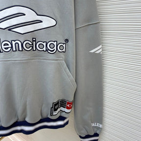 Moletom Balenciaga Polo 3B Football Grey