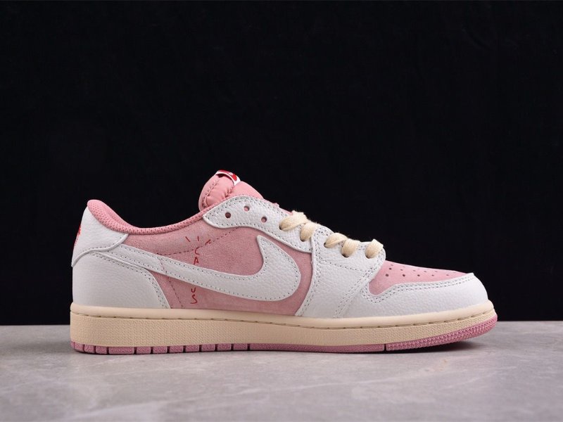 Travis Scott x Air Jordan 1 Low OG Shy Pink