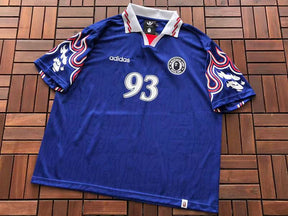 Camiseta BAPE x Adidas SSL Flame Japan Blue