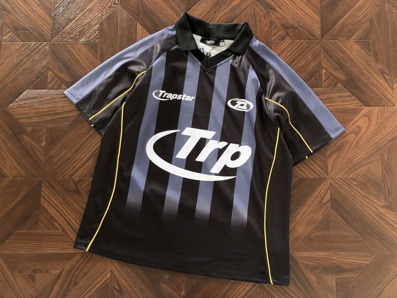 Camiseta Trapstar Hyperdrive Striped Football Jersey