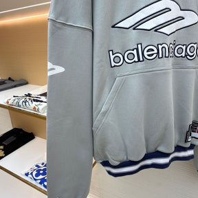 Moletom Balenciaga Polo 3B Football Grey