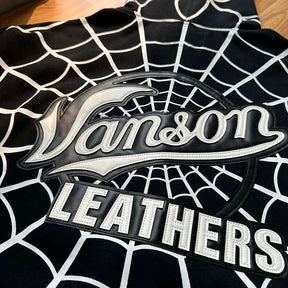 Moletom Vanson Leathers x Supreme Spider-Man Black