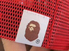 Boné BAPE x Stussy Trucker Red