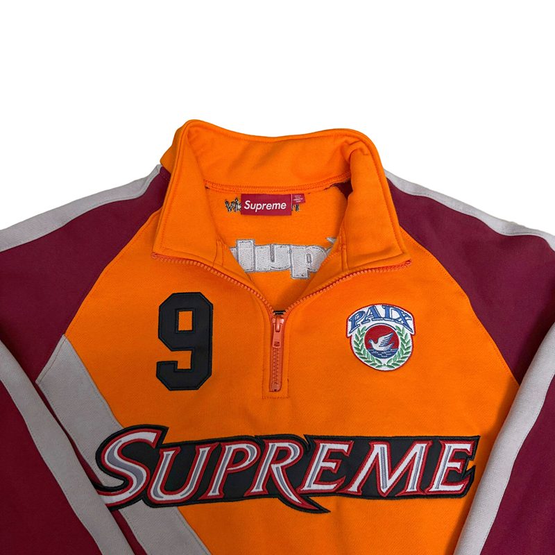 Jaqueta Supreme Equipe Half Zip Laranja