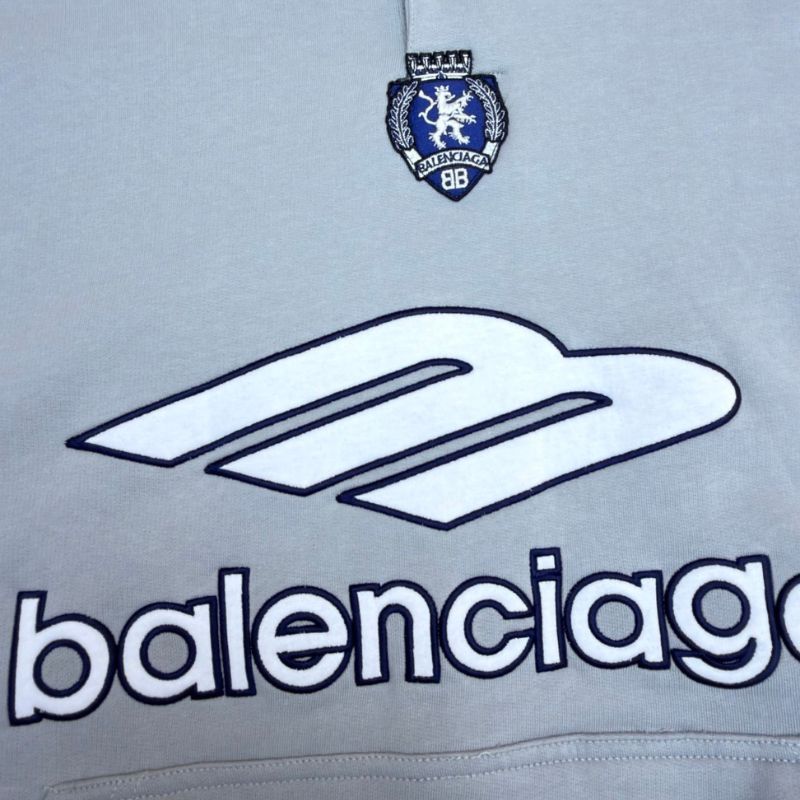 Moletom Balenciaga Polo 3B Football Grey