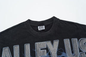 Camiseta Vale Forever Faith Bling Black