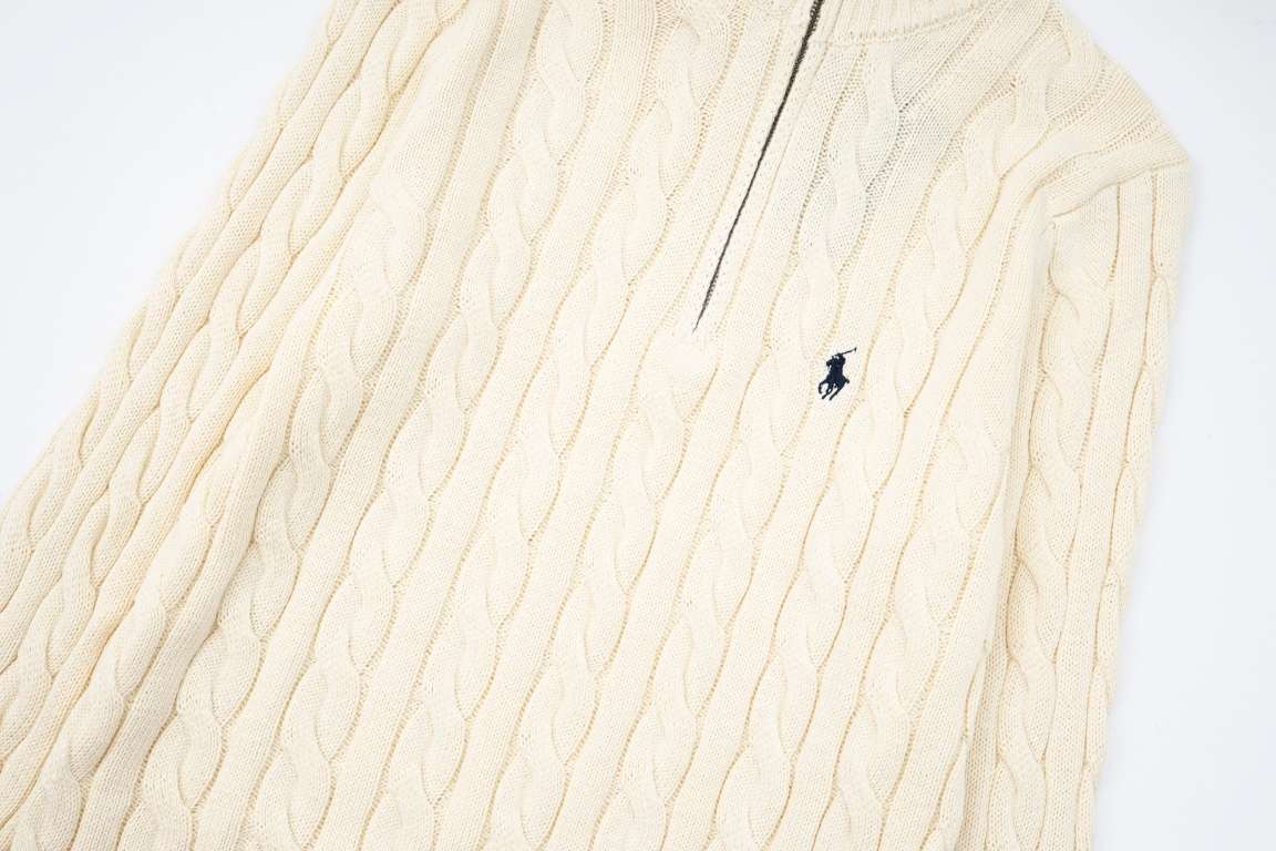 Ralph Lauren Suéter Tricô com zíper