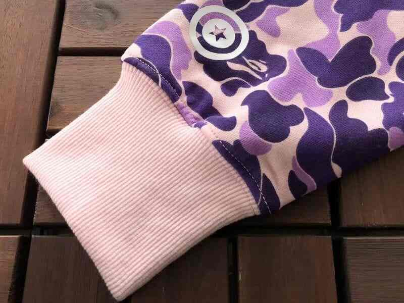 Moletom Bape Shark ABC Purple Camo