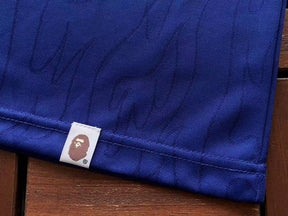 Camiseta BAPE x Adidas SSL Flame Japan Blue