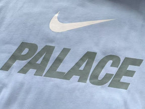 Moletom Palace x Nike Font Swoosh Sky Blue