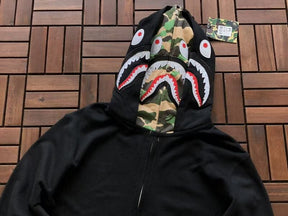 Moletom Bape Shark ABC Green Black