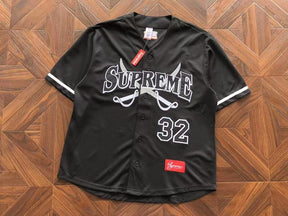 Camiseta Supreme Swords Baseball Jersey Black