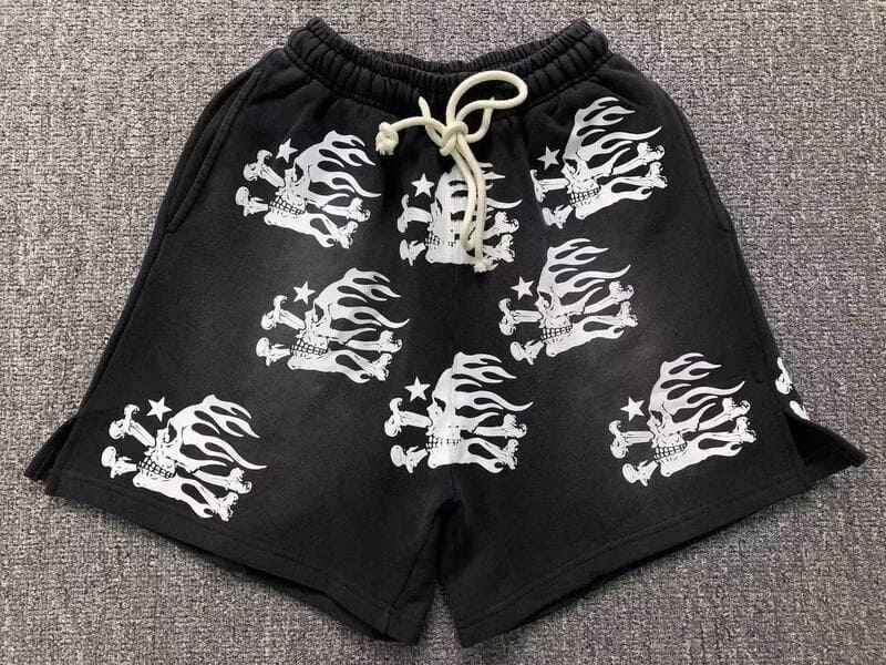 Shorts Hellstar Skull Black