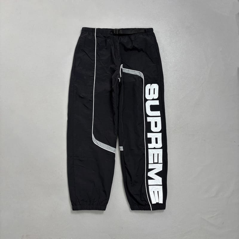Calça Supreme S Paneled Track Preto