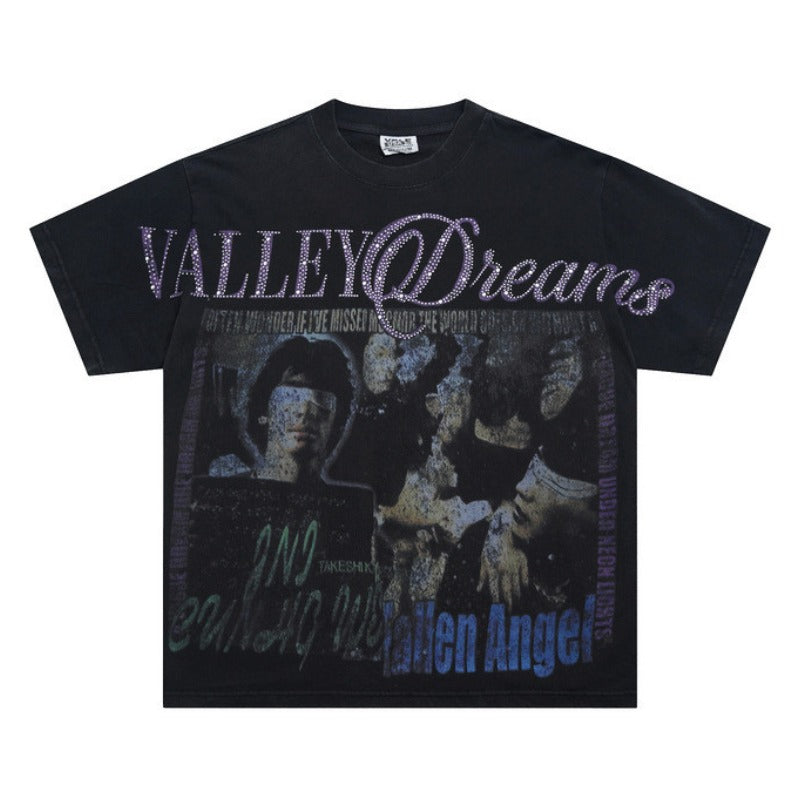 Camiseta Vale Forever Valley Fallen Bling Black