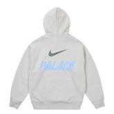 Moletom Palace x Nike Font Swoosh Grey Marl