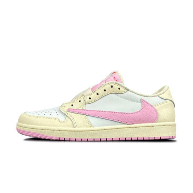 Travis Scott x Air Jordan 1 Low Sail Tropical Pink Shy Muslin