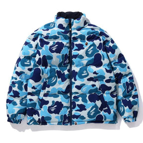 Jaqueta Bape ABC Camo Dupla Face Azul
