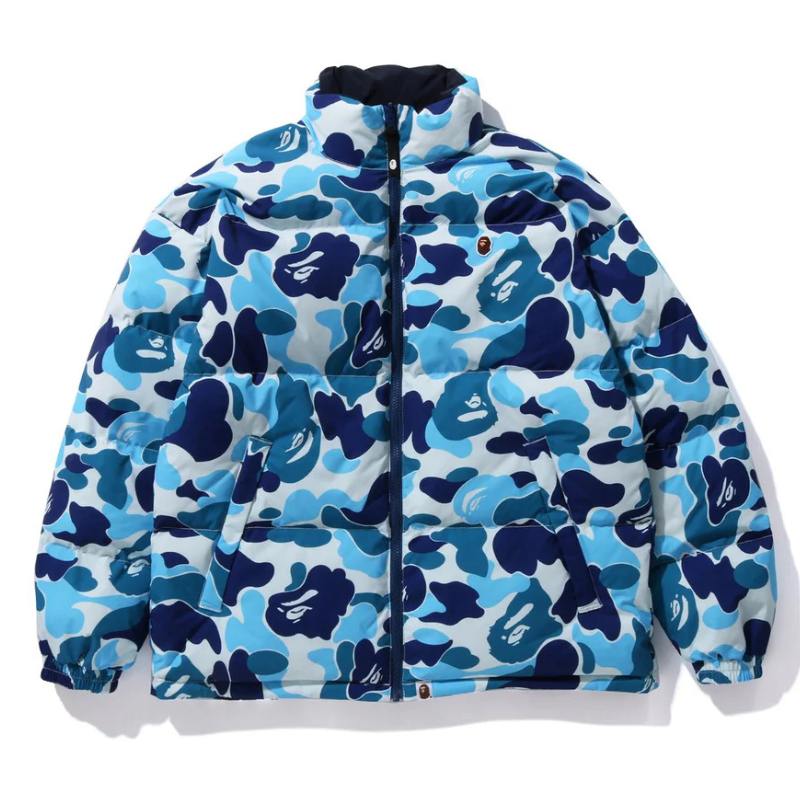 Jaqueta Bape ABC Camo Dupla Face Azul