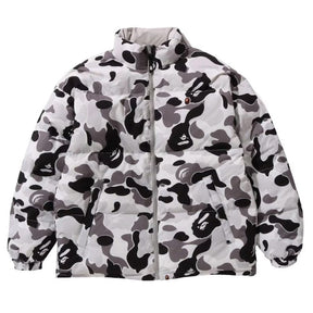 Jaqueta Bape ABC Camo Dupla Face Cinza
