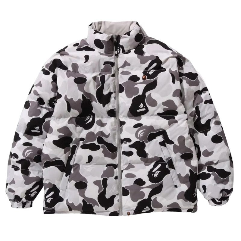 Jaqueta Bape ABC Camo Dupla Face Cinza