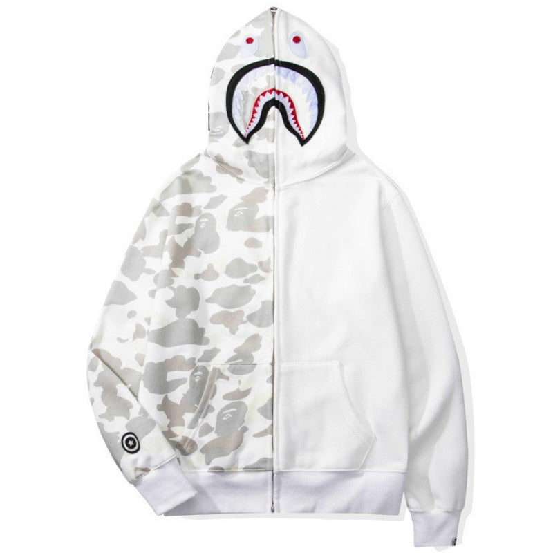 Moletom Bape Shark ABC White Camo