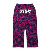 Calça BAPE x SYNA By Central Cee x Spotfy Camo Purple