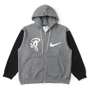 Jaqueta Syna World x Nike Solo Swoosh Fleece Full-Zip Grey