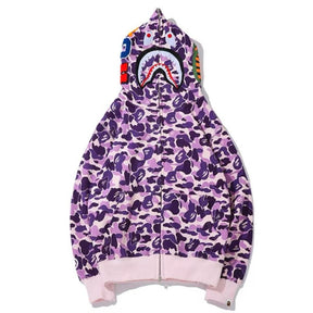 Moletom Bape Shark ABC Purple Camo