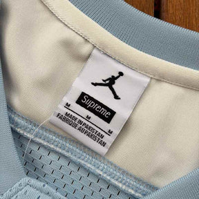 Camiseta Air Jordan x Supreme Jersey Light Blue