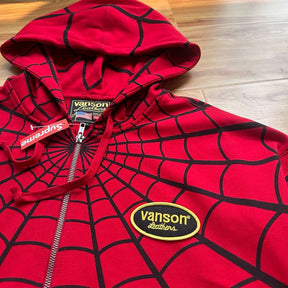 Moletom Vanson Leathers x Supreme Spider-Man Red