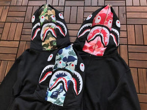 Moletom Bape Shark ABC Green Black