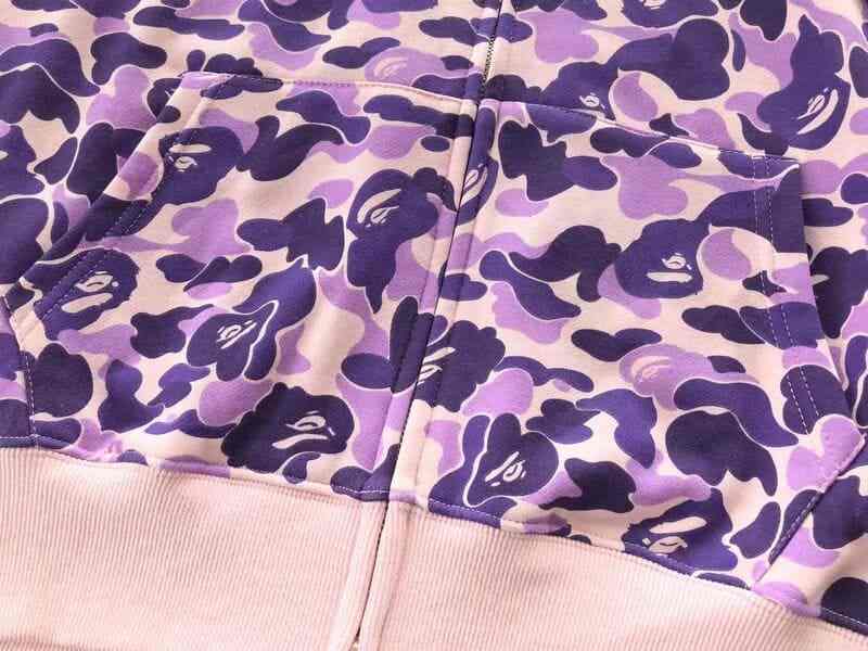 Moletom Bape Shark ABC Purple Camo