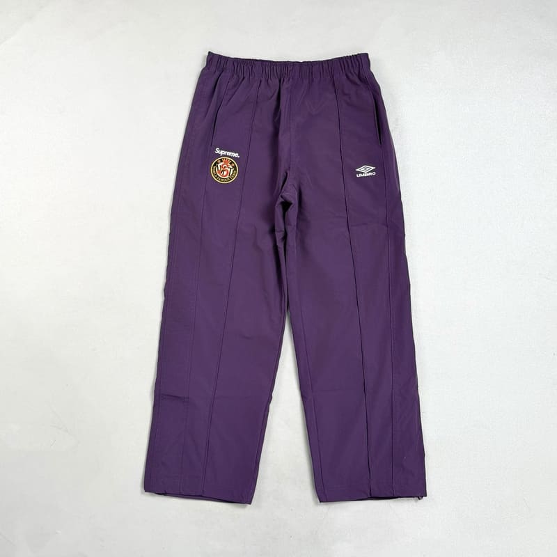 Conjunto Supreme x Umbro Cotton Ripstop Track Plum