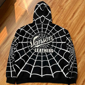 Moletom Vanson Leathers x Supreme Spider-Man Black