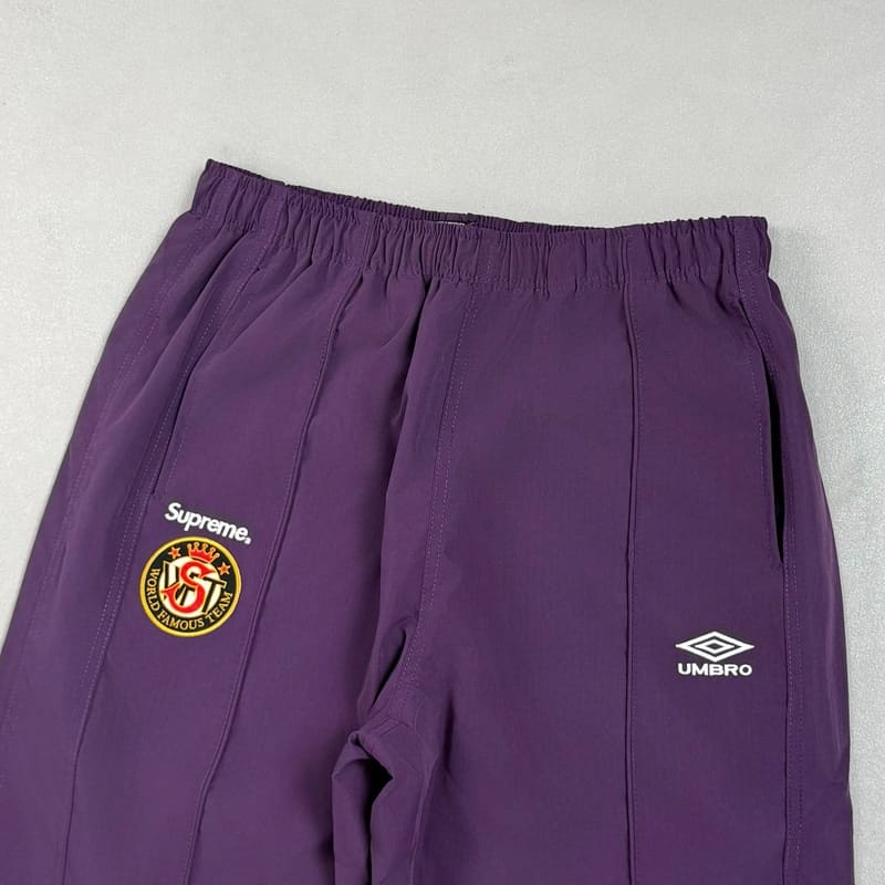 Conjunto Supreme x Umbro Cotton Ripstop Track Plum